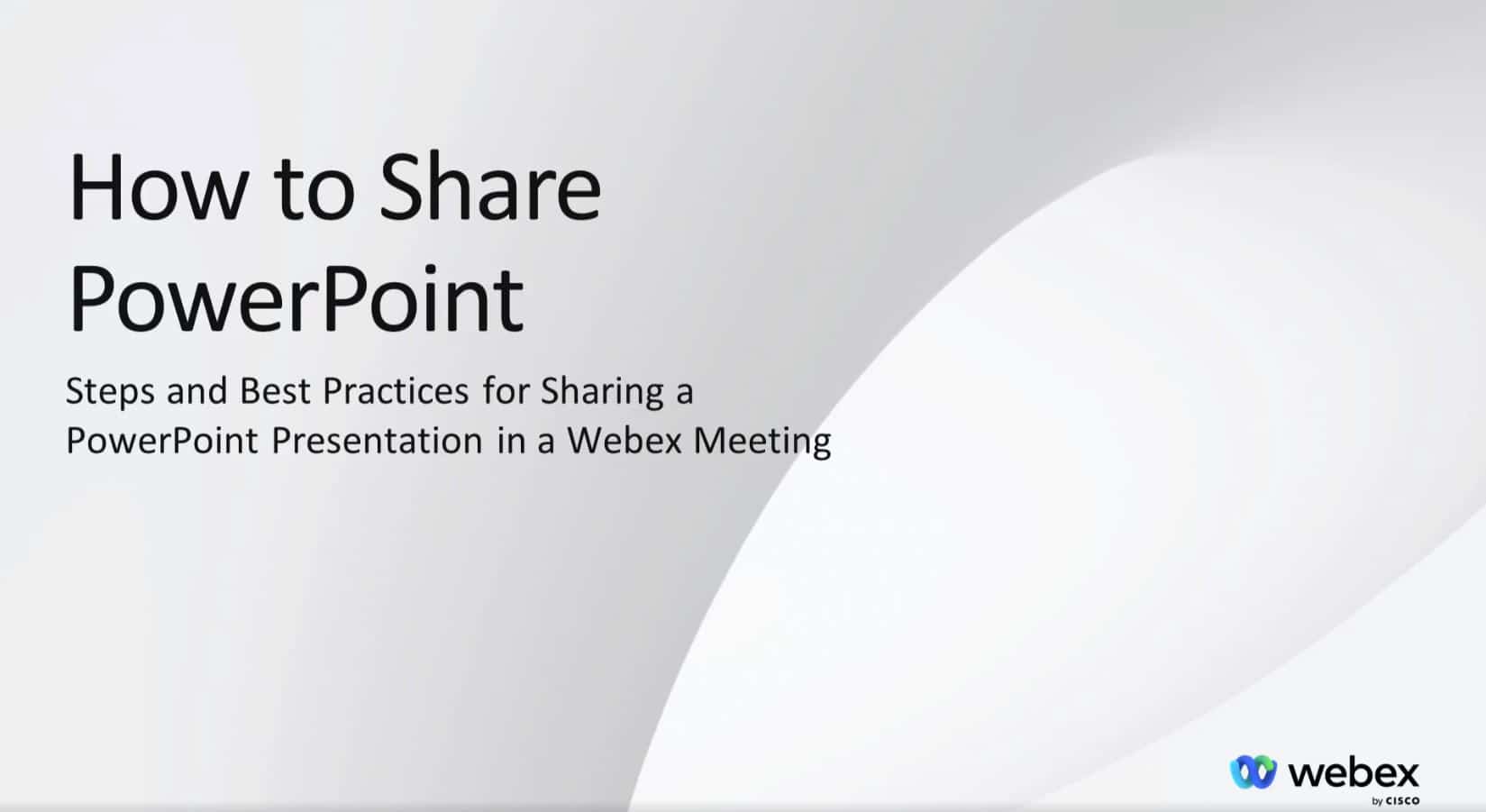 How to Share PowerPoint